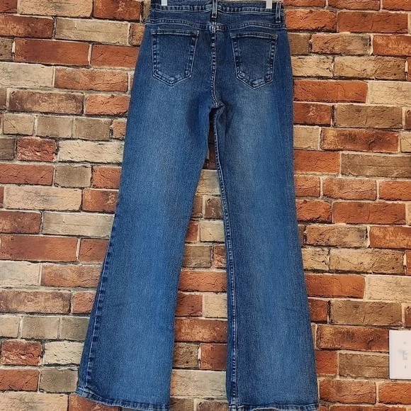 Like New Vintage Xhilaration Stretch High Waist Flare Jeans Size 13 - Picture 2 of 13